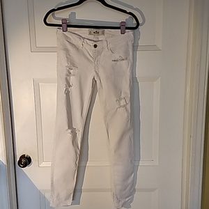 Hollister White jean Size 5 R